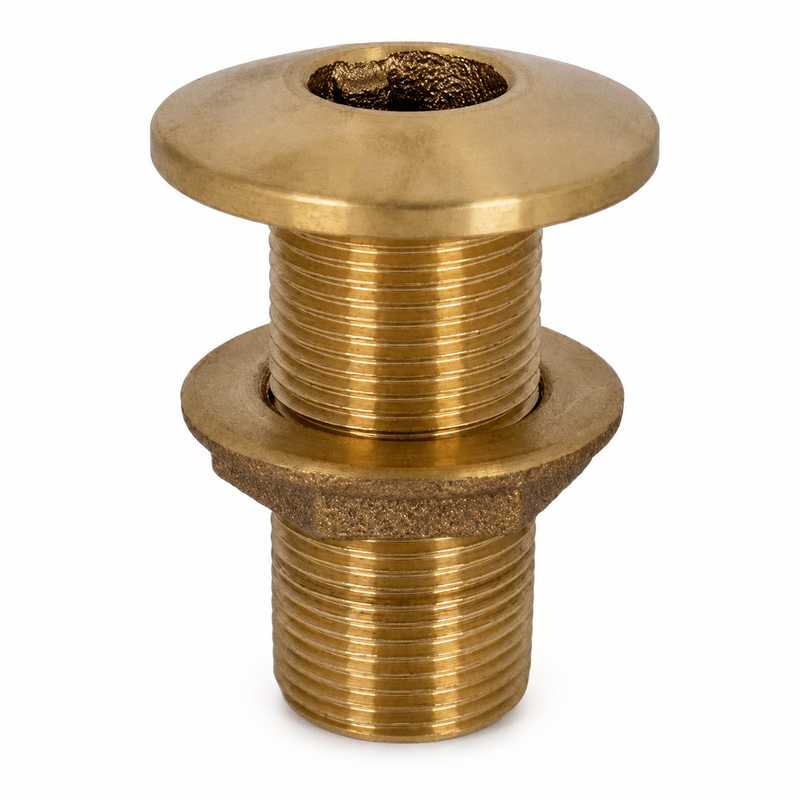 Buck Algonquin Bronze Through-Hull Fitting 1"
