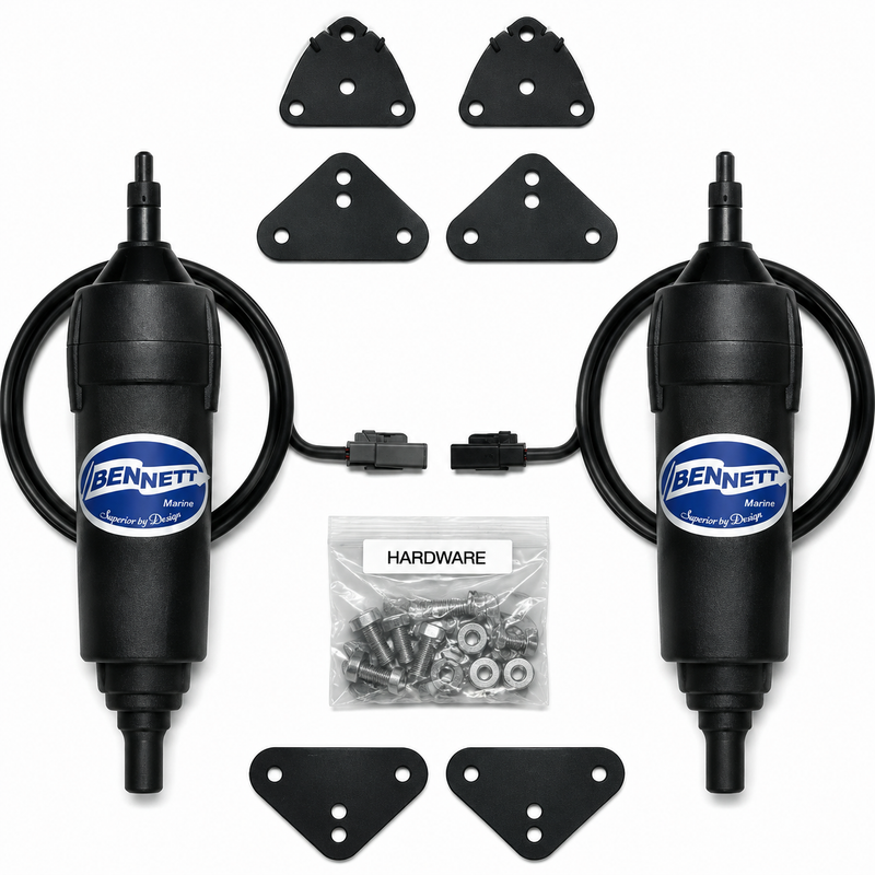 Bennett BOLT Electric Trim Tab Conversion Kit – Lenco to Bennett (219-BOLTLKCON)