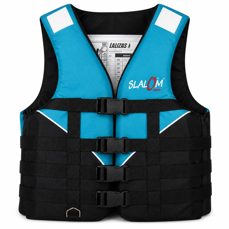 LALIZAS Slalom Buoyancy Aid 50N | Child 25–40kg | ISO 12402-5 | Blue/Black