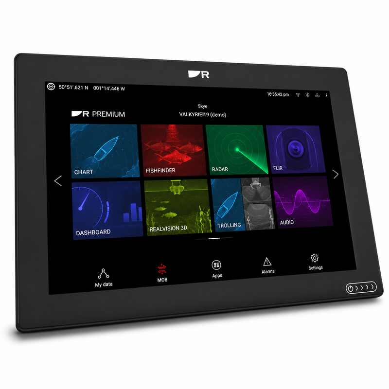 Raymarine Axiom+ 12" – Multitouch Chartplotter | RealVision 3D Ready | North America | RAY-E70638-00-102