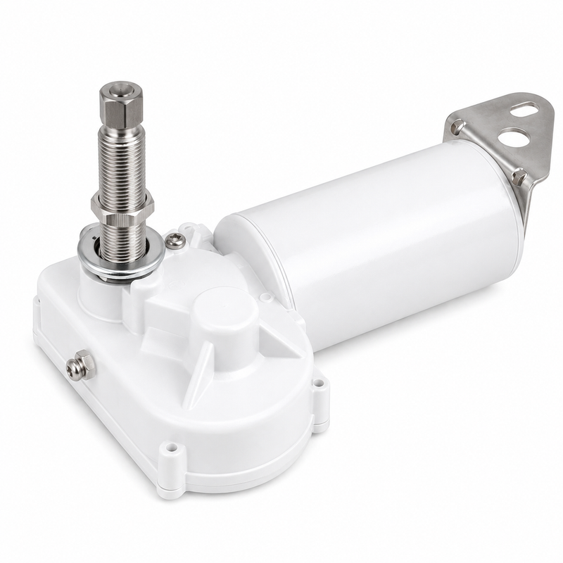 Sea-Dog MRV 12V Wiper Motor, Two-Speed – White | Interior Mount | SKU 354-412128W3