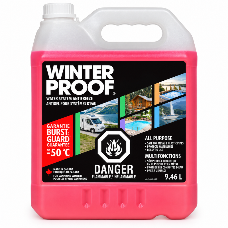 WinterProof All-Purpose Water System Antifreeze -50°C | 9.46 L | 35-365WP