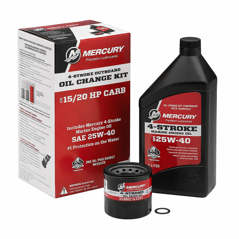 Mercury Oil Change Kit 15/20HP 8M0081914