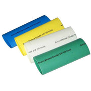 Ancor 306503 assorted-color heat-shrink tubing, 3/4-inch diameter, four pieces. Photograph is illustrative; selected retail pack supplies four 3-inch pieces.