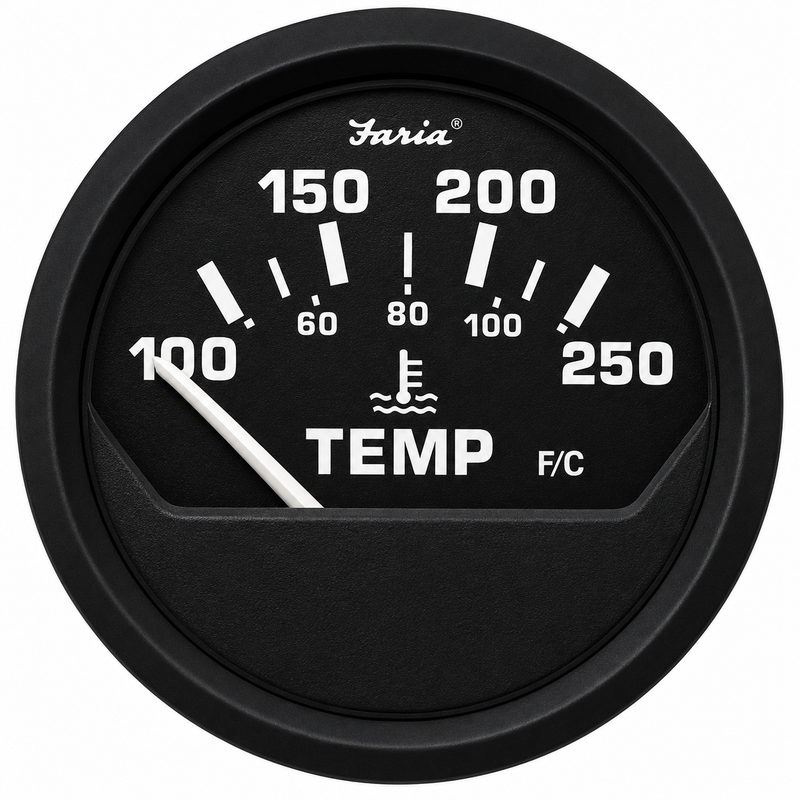 Faria Beede Euro Water Temperature Gauge | FAR-12812