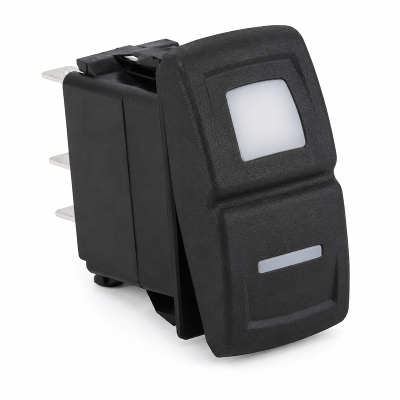 Sierra RK19080 Contura XIV Marine Rocker Switch – (On)-Off, DPST Momentary