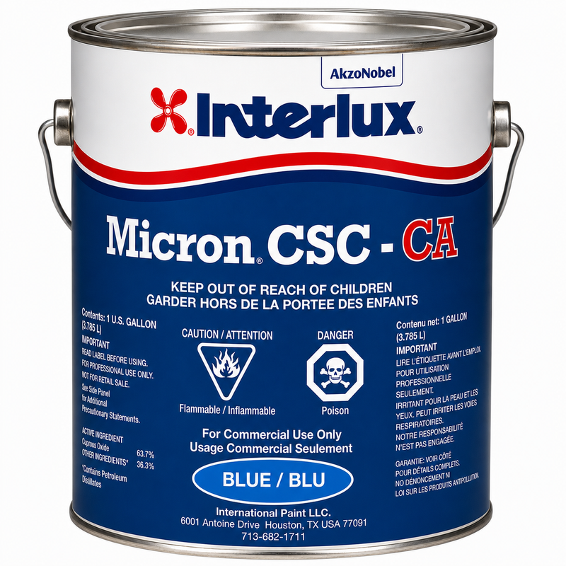 Interlux YBM000CA Micron® CSC-CA Bottom Paint, Blue Gal.