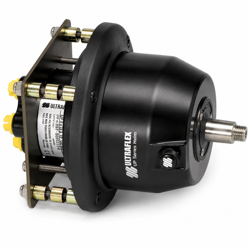 Uflex X57 Round Mounting Flange – Flush Mount Helm Depth Adjustment