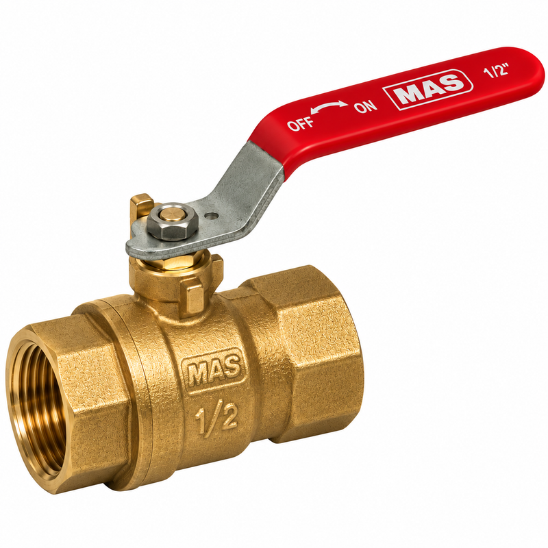 MAS Full Port Brass Ball Valve B-3-1/2 | 1/2 in. FNPT