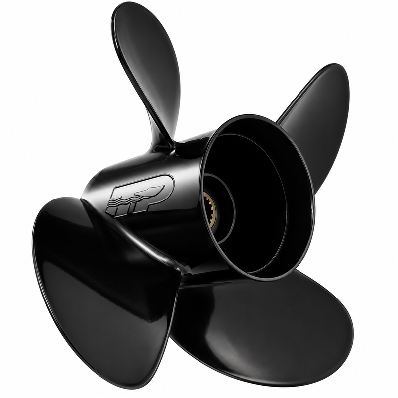 Turning Point Hustler® 14" x 19" 4-Blade Aluminum Propeller – Right Hand Rotation