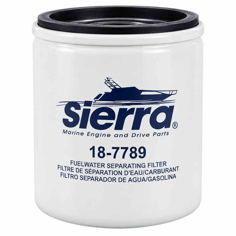 Sierra 18-7789 Fuel/Water Separating Filter | 21 Micron | Volvo Penta OMC