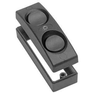 BEP Contour Light Switches - Swtich 10A On-off Black CNTR1100 | 1101-BK