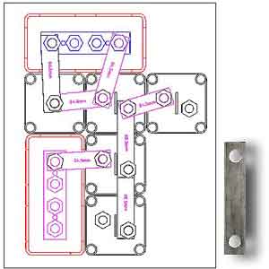 BEP Terminal Links - Termnl Lnk Bar 42.5MM Cntr | 708-42.5