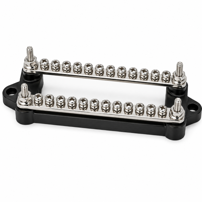 Sierra FS46630 Dual Bus Bar — 12-Gang 150A Marine Electrical Distribution