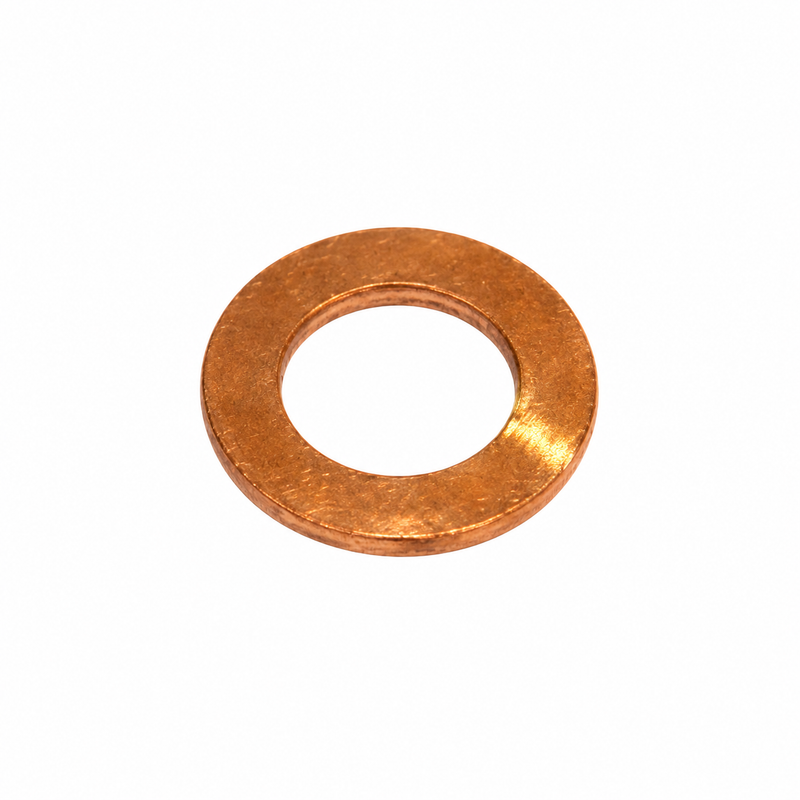 Yanmar — Copper Fuel Pipe Gasket — 8 × 14 × 1 mm — 104884-59170