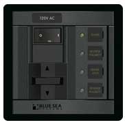 Blue Sea Systems AC Breaker Panel - Panel 360 Source 120VAC 30A | 1208