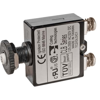 Blue Sea Systems Push Button Breakers - Push Button Circ. Breaker 40A | 2137