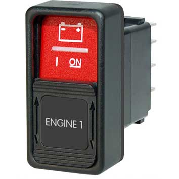 Blue Sea Systems Remote Control Switch - Switch Contura Spdt(on)off(on) | 2145