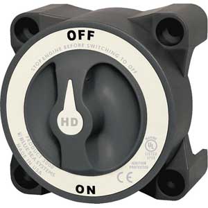 Blue Sea Systems HD Battery Switch - HD Bat Switch 4POS 500A | 3002