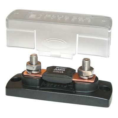 Blue Sea Systems Mega Or Amg Fuse Block - Mega Fuse Block 100-300A W/cov | 5001