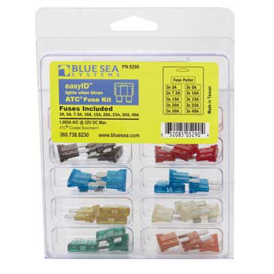 Blue Sea Systems Atc Fuse Kit - Atc Fuse Easy-id 31-PC Kit | 5290