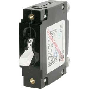 Blue Sea Systems C-series Breakers - Toggle Breaker Sp 80A White | 7248