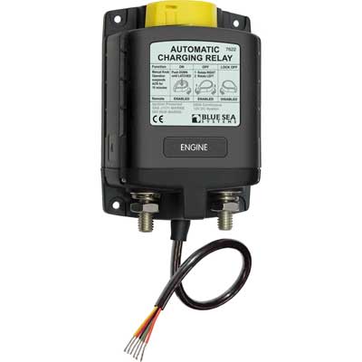 Blue Sea Systems Auto Charging Relay - Solenoid Ml 500A 24V Acr W/mc | 7623