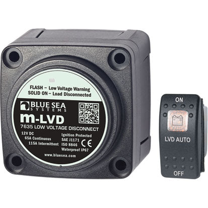 Blue Sea Systems Low Voltage Disconnect - Solenoid M 65A 12V Lvd | 7635