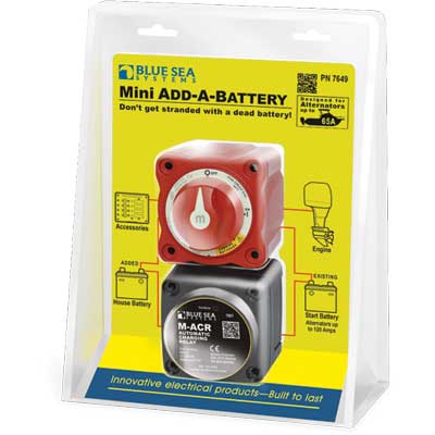 Blue Sea Systems Add-a-battery Kit-mini - Mini Add-a-battery Kit 65A | 7649