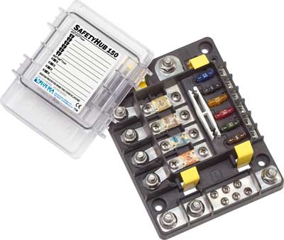 Blue Sea Systems Safety Fuse Block - Fuse Block Safety Hub 150 | 7748