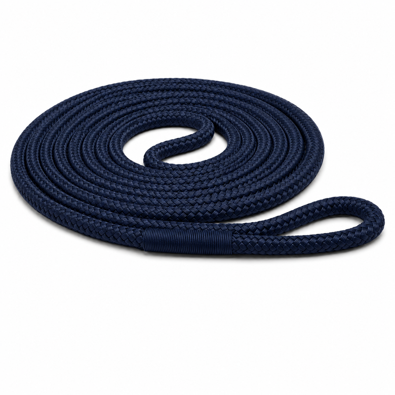 Sea-Dog 1/2" x 10' Navy Dock Line - Marine Mooring Rope