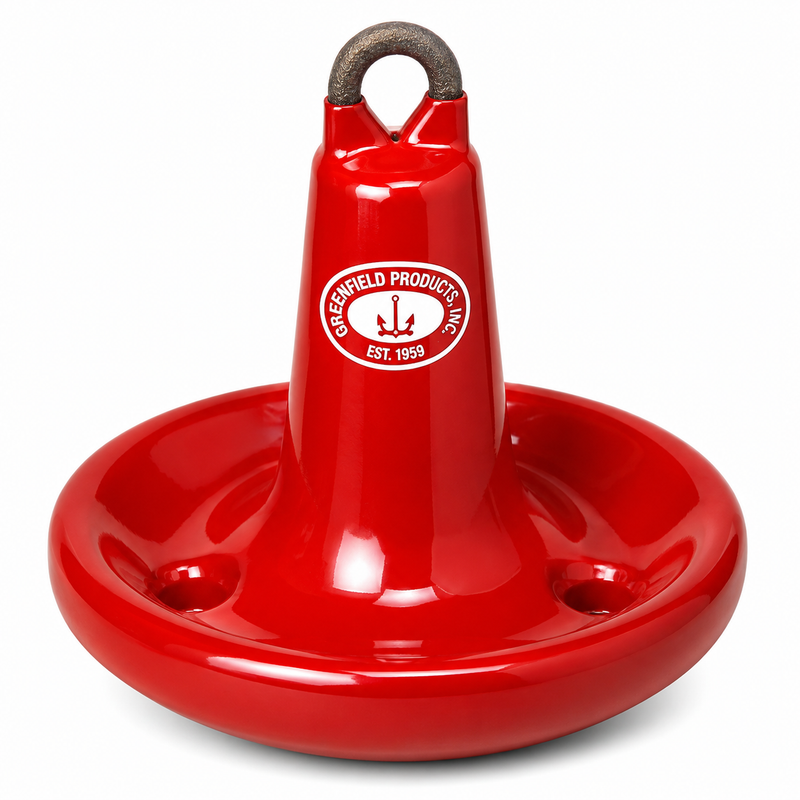 Greenfield Cast Iron Mushroom Anchor, PVC Coated, 15 lb — Red | 238-515R