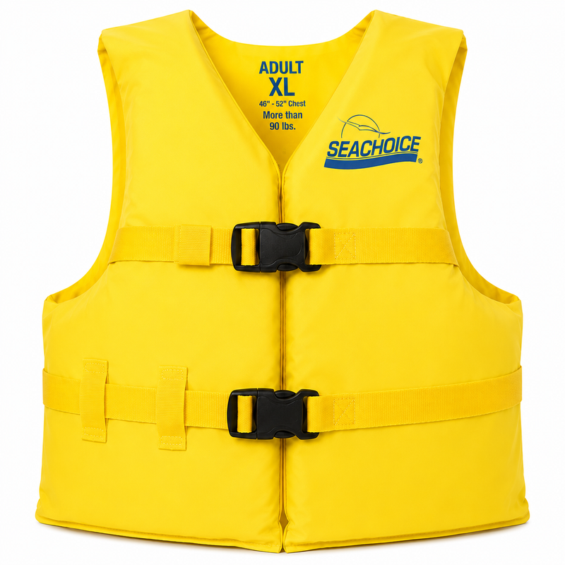 Seachoice 85174 General Purpose Life Vest - Level 70, Adult, Yellow