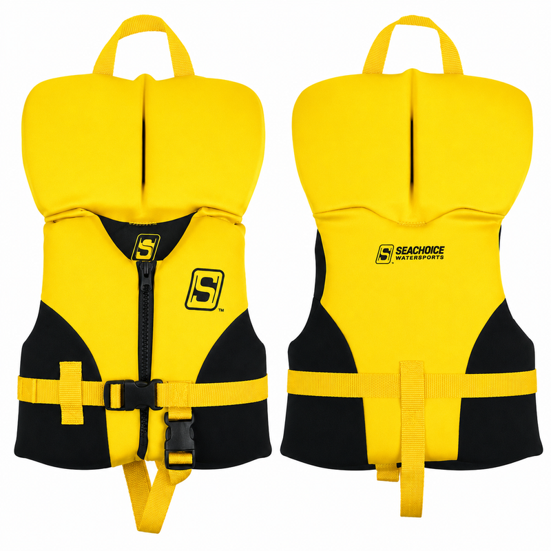 Seachoice 99495 Infant Evoprene Multi-Sport Vest – Yellow/Black | Canada Only