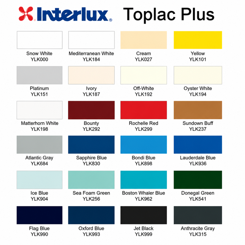 Interlux Toplac Plus Mediterranean White, Gal. (YLK184GLCA)