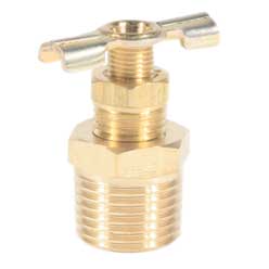 Camco Heater Drain Plug - Brass Water Heater Drain Valve | 11703