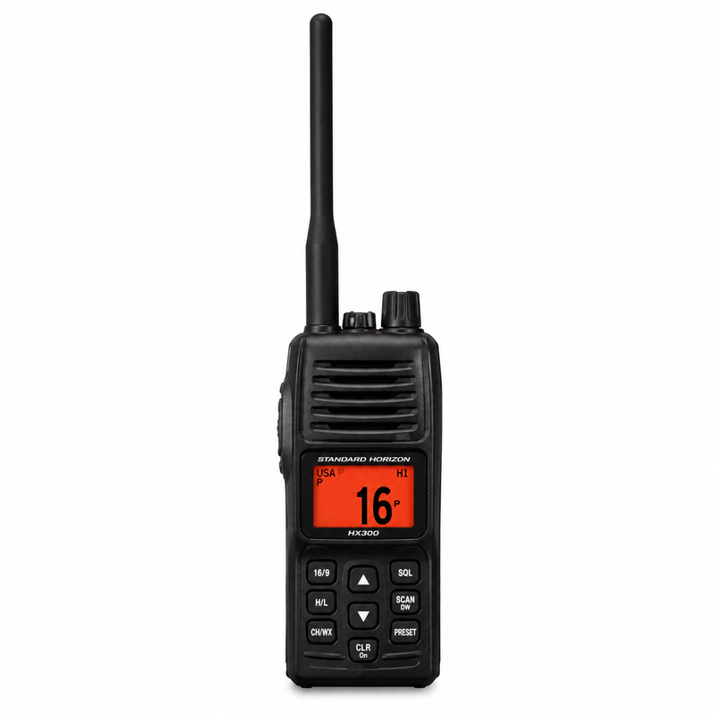 Standard Horizon HX380 Commercial Grade Handheld VHF Radio with Land Mobile Channels