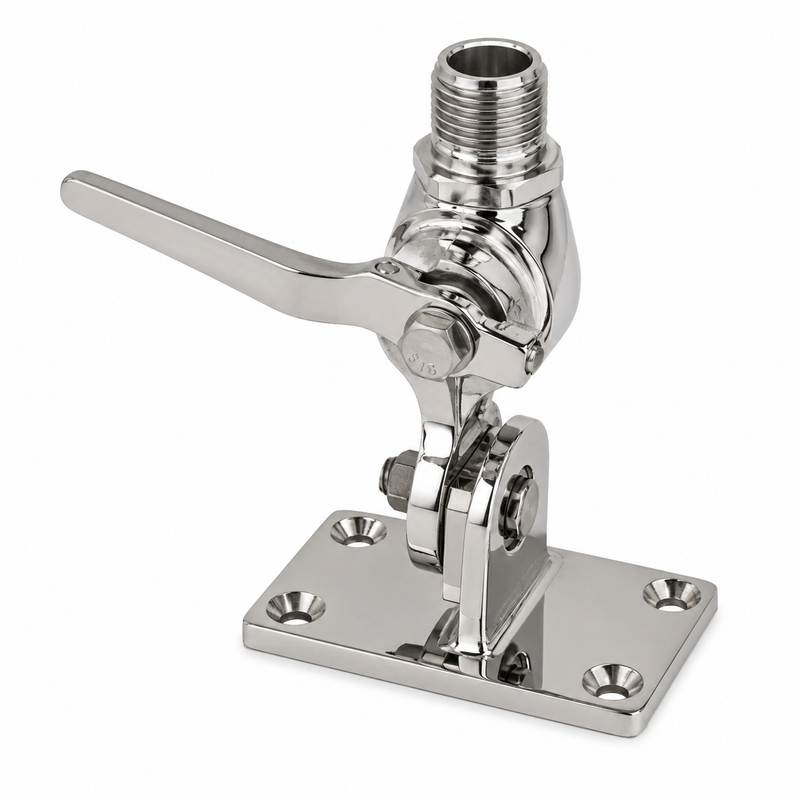 Shakespeare 4187 HD Stainless Steel Ratchet Antenna Mount