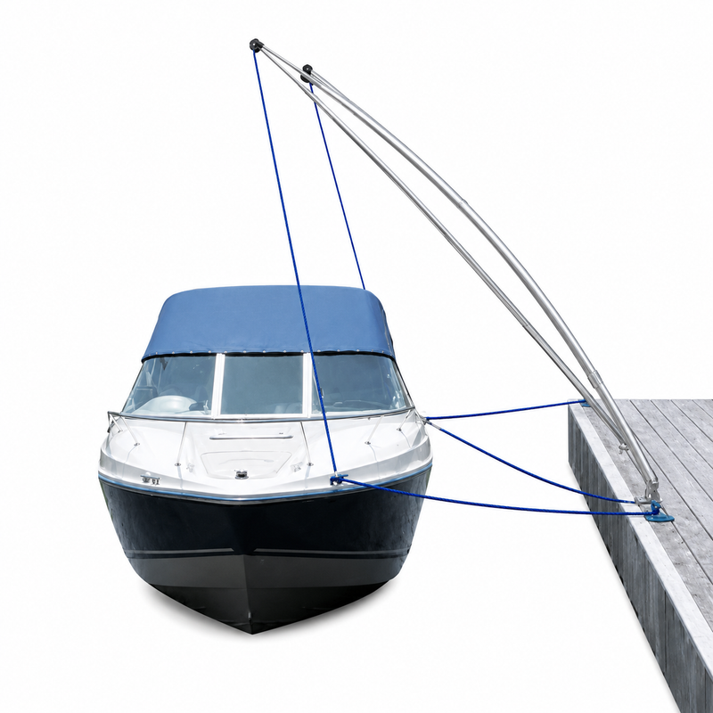 Dock Edge 3600F Premium Mooring Whips – Pair, Up to 33’ Boats
