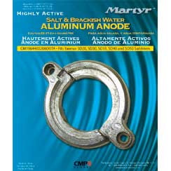 Martyr Yanmar Split Ring Anode - Al Yanmar Saildrive Slit Ring | 19644002660KITA