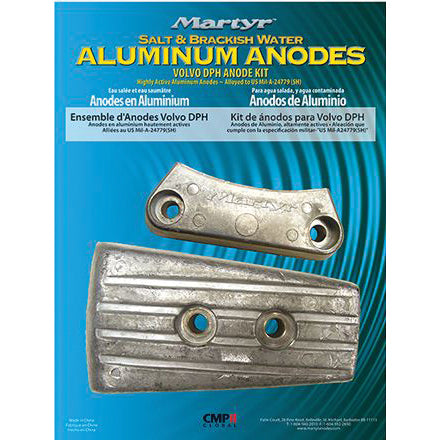 Martyr Volvo Anode Kits - Mg Volvo Kit Dph/dpr Drives | DPHKITM