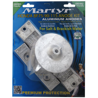 Martyr Honda Anodes - Al Hon. Anode Kit BF75-90-115 | HBF75115KITA
