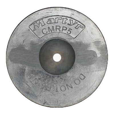 Martyr Bolt-on Rudder Anodes - Al Bolt-on Round Plate 6 X 1.5 | RP6A