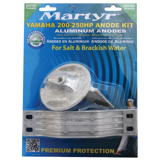 Martyr Yamaha Anode Kits - Al Yamaha 200/250 HP Kit | Y200250KITA