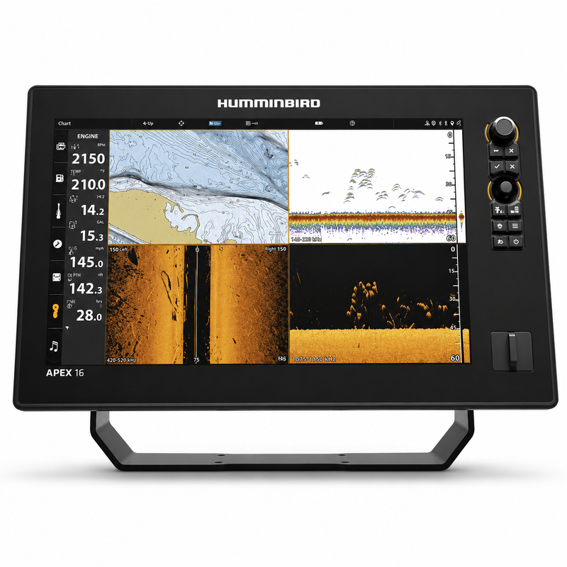 Humminbird APEX 16 MSI+ VX — 16" Full-HD Chartplotter & Fishfinder with Transducer