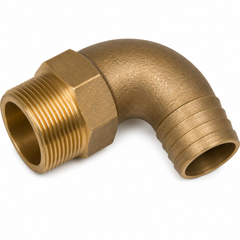 Buck Algonquin Bronze 90° Pipe/Hose Adapter 2"