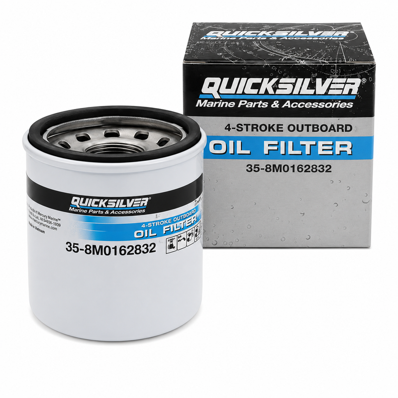 Mercury 8M0162832 OEM Oil Filter – FourStroke 8–30 HP Outboard