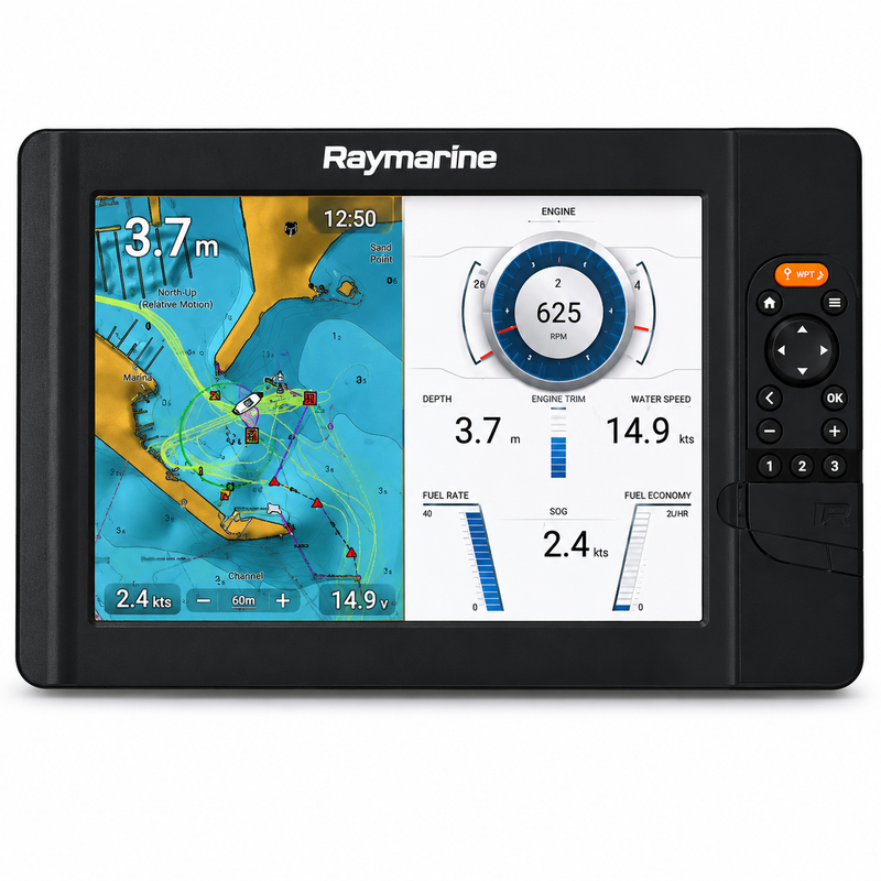 Raymarine Element 12" – Touchscreen Chartplotter | Sonar Ready | North America | RAY-E70535-00-102