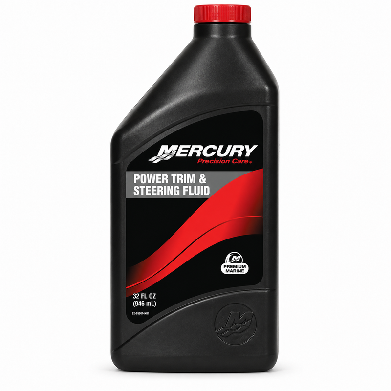 Mercury Quicksilver Power Trim and Steering Fluid 858075K01