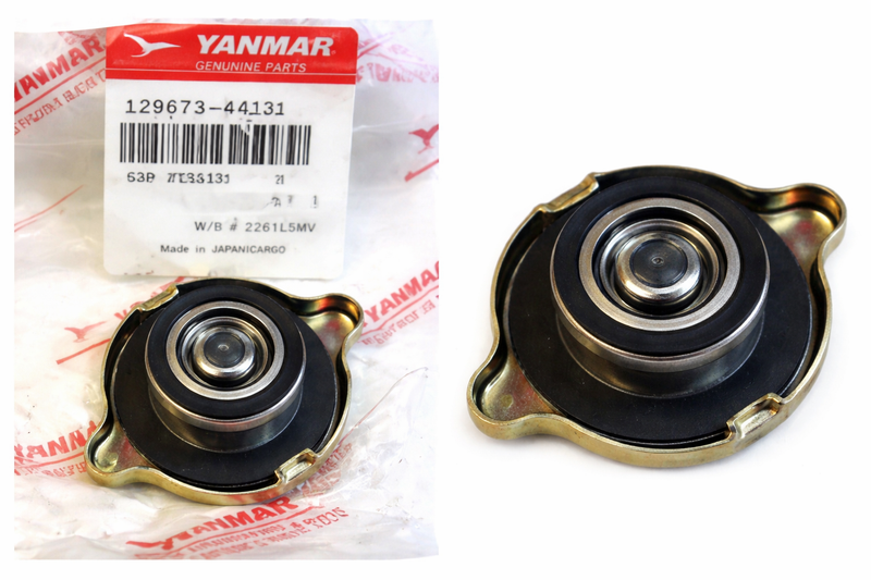 Yanmar OEM Coolant Filler Cap 2YM 3YM 3JH 4JH Series 129673-44131